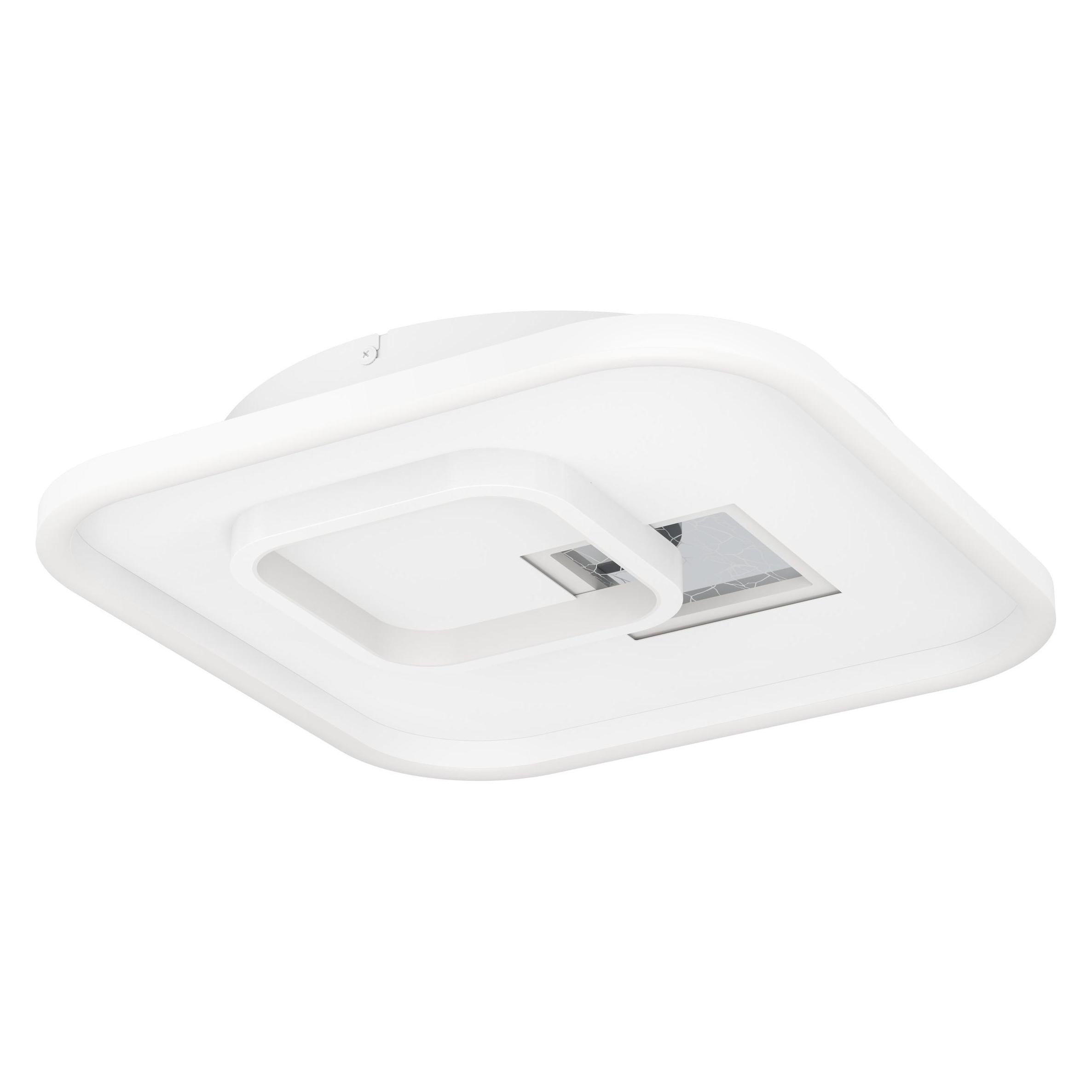 Eglo Deckenleuchte "Tiriolo Deckenlampe, Wohnzimmerlampe, Metall, Kunststoff, Flurlampe" Led-Modul 1 Stk. Neutralweiß Wand-/Deckenleuchte - L38 X B38