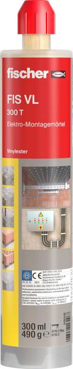 Produktbild Fischer Elektro-Montagemörtel FIS VL 300 T (200 g, 300 ml)
