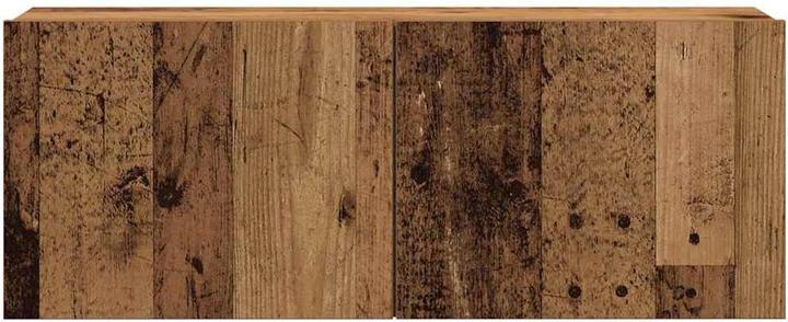 Actual product image VidaXL 7-tlg. TV-Schrank-Set Wandmontage Altholz-Optik Holzwerkstoff (100 x 30 x 30 cm)