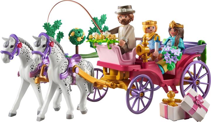 Productafbeelding Playmobil Koetsrit met prinses en prins (71846)