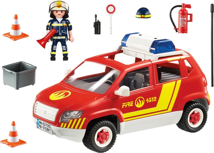 Actual product image Playmobil 71375 Fire engine with light and sound (71375, Playmobil City Action)