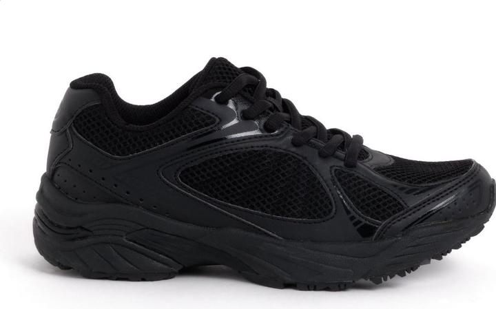 Scholl NEW SPRINTER PU+mesh Unisex Total Black Unisex Sneakers - Total Black - Maat 42 (42)
