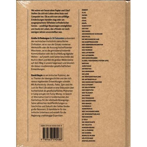 Thumbnail - Grosse Erfindungen in 30 Sekunden, Fachbücher von Boyle David