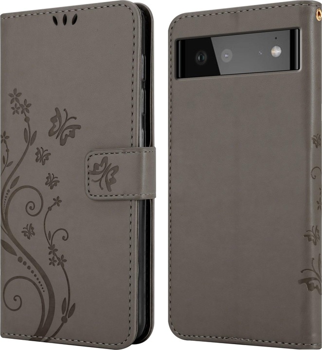 Actual product image Cadorabo Flower Book cover (Google Pixel 6a)