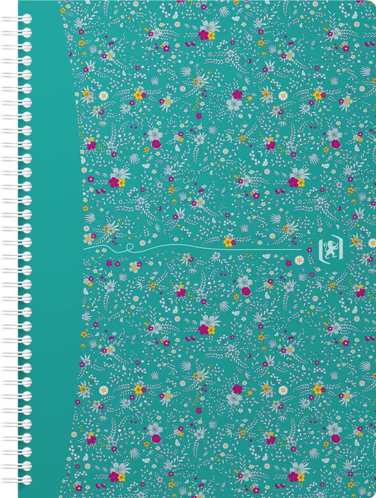 Produktbild Oxford FORME FLORAL - Spiralbuch (B5, Kariert, Harter Einband)