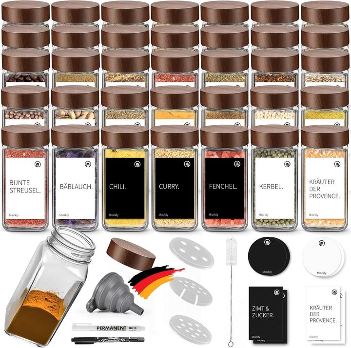 Actual product image Miorkly Gewürzgläser-Set (0.12 l)
