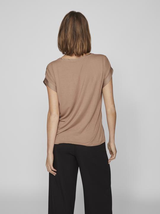 Actual product image Vila Round neckline top with short sleeves (34)
