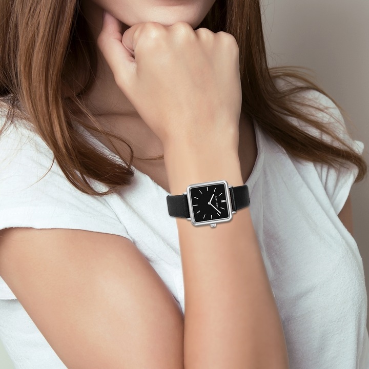 Produktbild Eastside Damen Quarzuhr Grand Echtleder schwarz - 11254 (Analoguhr, 37.30 mm)