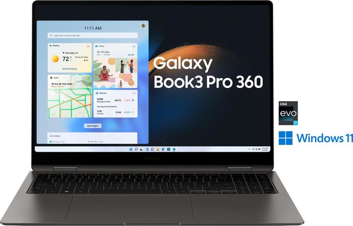 Image du produit Samsung Galaxy Book3 Pro 360 (16", Intel Core i7-1360P, 16 Go, 512 Go, DE)