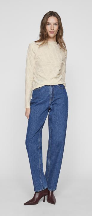 Actual product image Vila High Neck Top with Long Sleeves (XS)