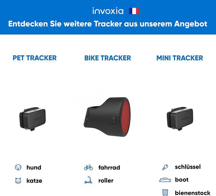 Produktbild Invoxia GPS Tracker Pro (1-jähriges ABO enthalten) (Android, iOS)