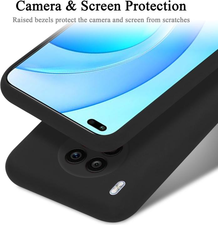 Actual product image Cadorabo TPU Liquid Silicone Case Cover for Honor 50 LITE (Honor 50 Lite)
