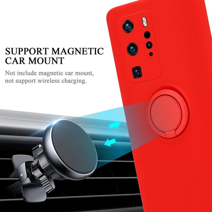 Immagine prodotto Cadorabo Custodia in silicone TPU Liquid Ring Cover (Huawei P40 Pro+)