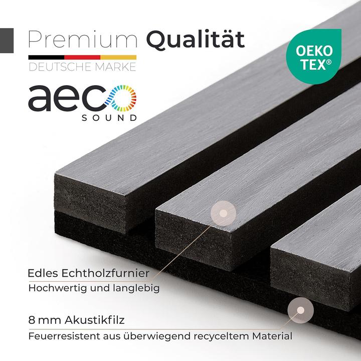 Produktbild Aeco Sound 2-teiliges Akustikpaneele-Set (1.44 m², 120 x 60 cm)