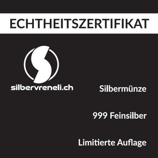 Produktbild Creativations Silbervreneli Münze – die jüngere Schwester des Goldvreneli (Jahrgang 2025) (2025)