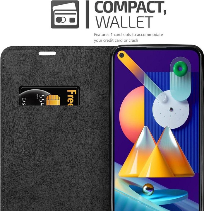 Immagine prodotto Cadorabo Copertina magnetica invisibile del libro (Samsung Galaxy A11, Samsung Galaxy M11)