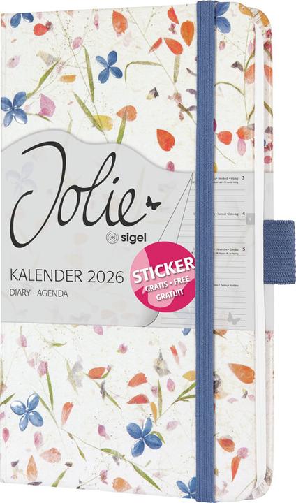 Produktbild Sigel Taschenagenda JOLIE Motiv (Deutsch, Französisch, Englisch, Niederländisch)