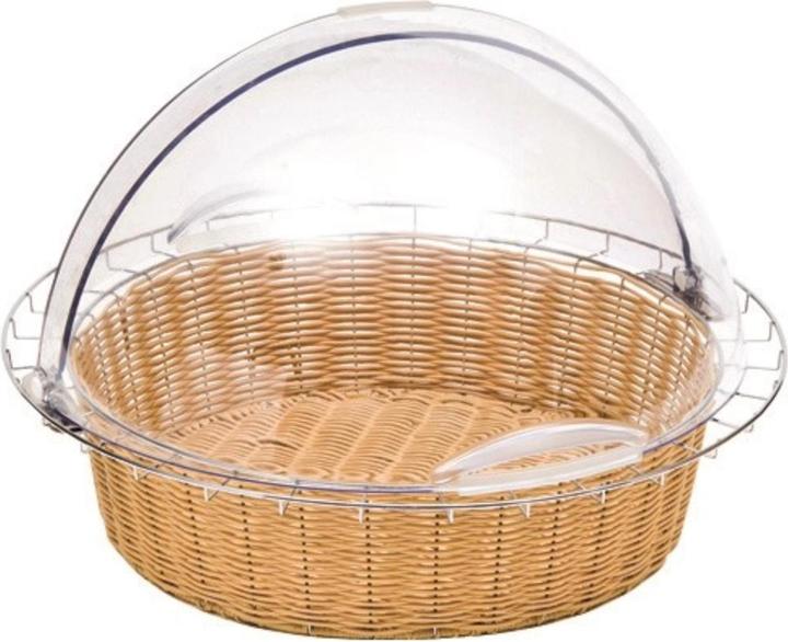 Piazza Buffet Korb rund mit Rolltophaube