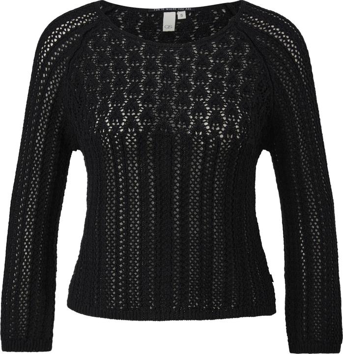 Actual product image S.Oliver Strickpullover Pullover aus Ajourstrick (XS)