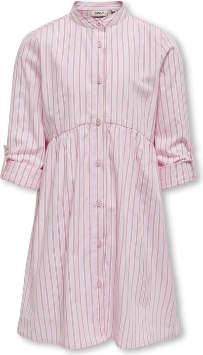 Produktbild Only Locker geschnitten Mandarin Kragen Umgeschlagene Ärmelbündchen Kurzes Kleid Kleid (158)