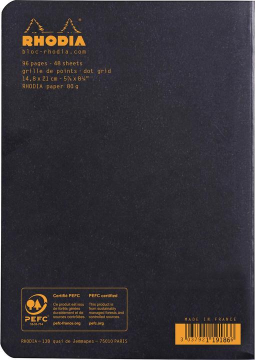 Image du produit Rhodia Classic (A5, Règle spéciale, Couverture rigide)