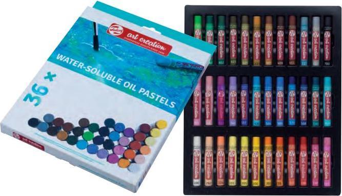 Produktbild Talens Wasserlösliche Ölpastelle Set 24# (Mehrfarbig, 24 x)
