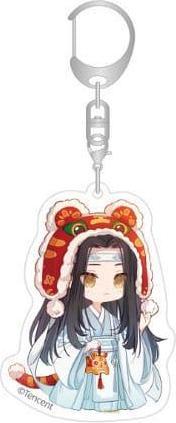 Immagine prodotto Sakami Gran Maestro della Coltivazione Demoniaca Portachiavi Acrilico Lan Wangji Stile Chibi 7 cm