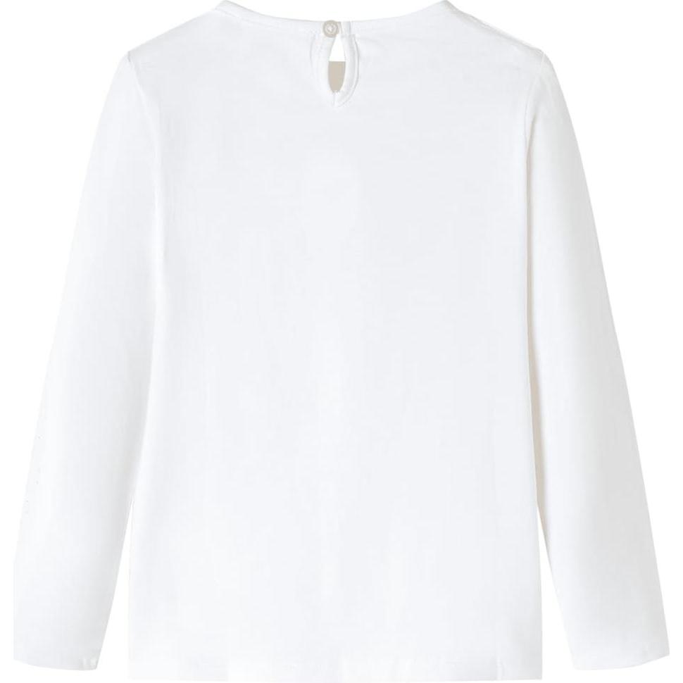 Thumbnail - VidaXL, Jungen, Shirt, Kinder-Langarmshirt Ecru 128,Material: 95 % Baumwolle. 5, Weiss, (128)