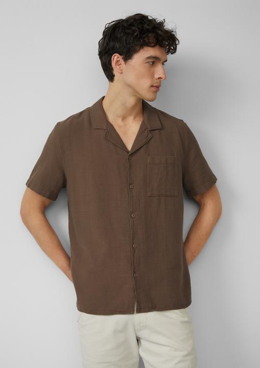 Immagine prodotto S.Oliver Hemd Resort Fit: Baumwollshirt mit Strukturstreifen (XL)