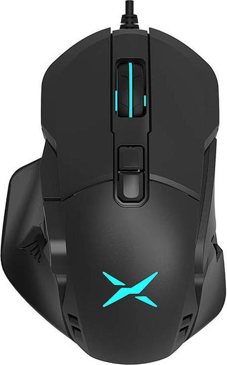 Delux Wired Gaming Mouse with replaceable sides M629BU RGB 16000DPI (Kabelgebunden)