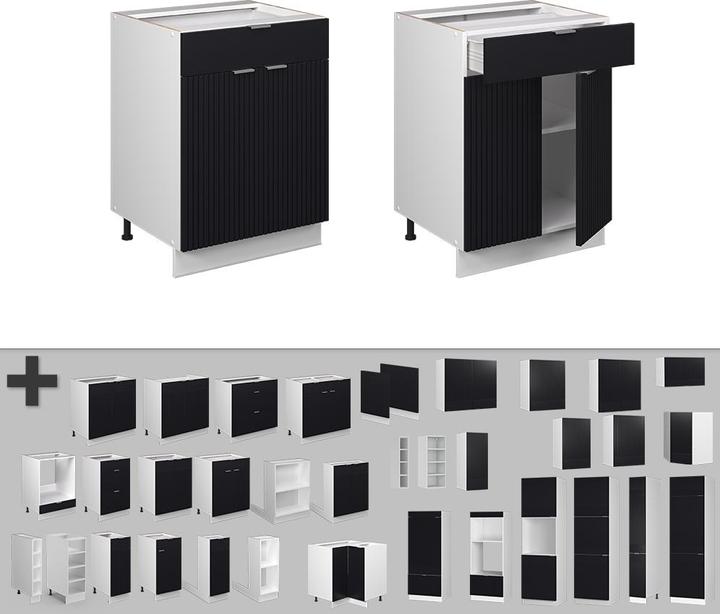 Actual product image Vicco Fame-Line with drawer, AP oak (60 x 82 x 60 cm)