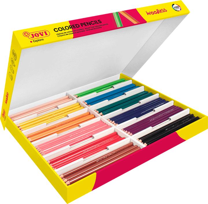 Produktbild Jovi Buntstifte Woodless VE=288 Stück farbig sortiert (288x)