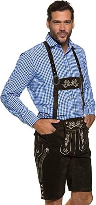 Produktbild JP1880 JP 1880 Trachtenhose, echtes Leder, Stickereien (56)