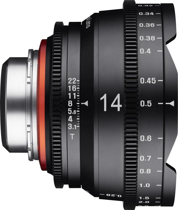 Actual product image Samyang XEEN 14mm T3.1 FF Cine Sony (Sony E, full size)