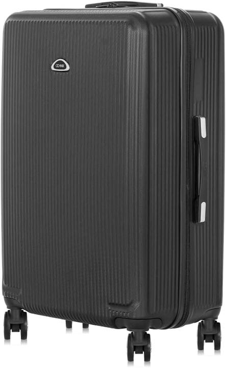 Actual product image Ochnik Hard Shell Spinner Suitcase with Smooth Rolling Wheels and Telescopic Handle