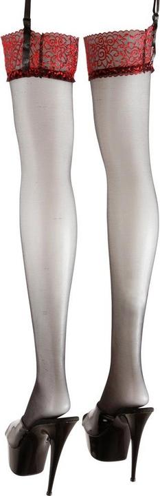 Immagine prodotto Cottelli Collection Calze con bordo rosso (XL)
