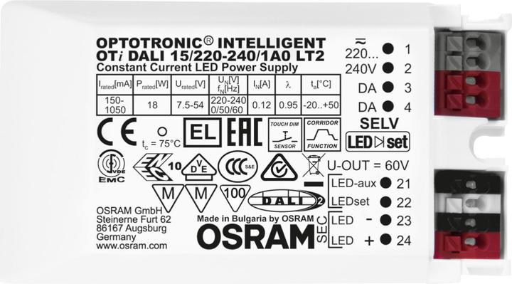 Produktbild Osram LED-Treiber, Ausgang 15  50V / 500mA, 18W