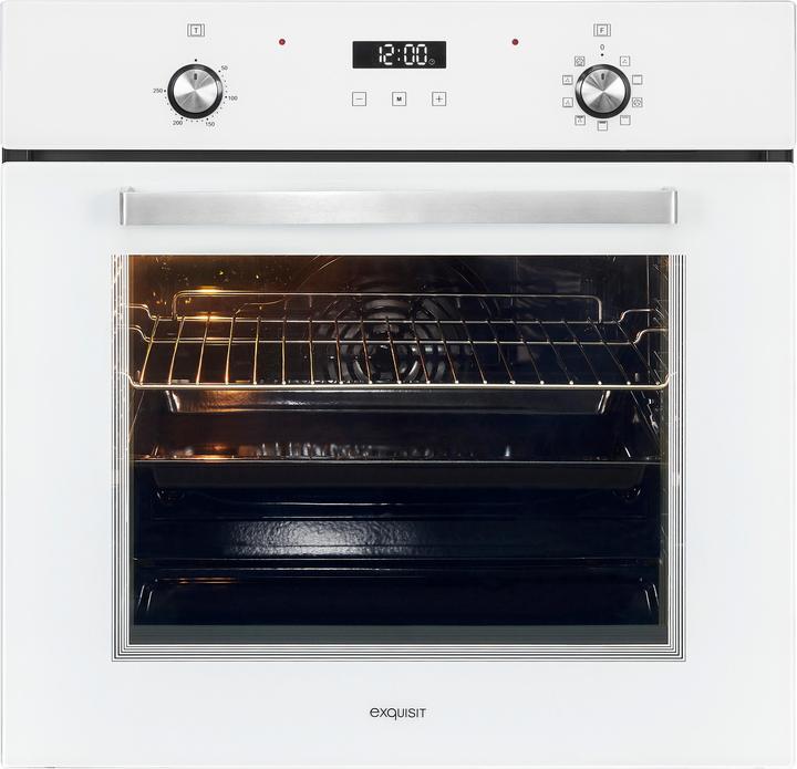 Produktbild Exquisit EBE76-9-H-020 weiss, Einbaubackofen