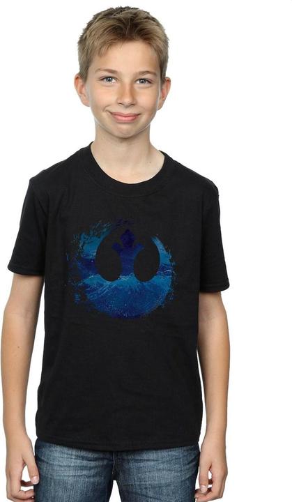 Produktbild Star Wars The Rise Of Skywalker Resistance Symbol Wave TShirt Jungen (152, 158)