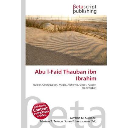 Abu l-Faid Thauban ibn Ibrahim, Sachbücher