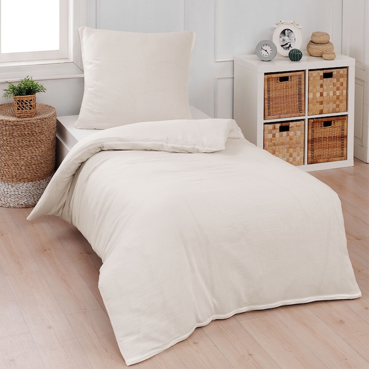 Immagine prodotto Traumschlaf Muslin (Set di biancheria da letto, 135x200 cm + 80x80 cm)