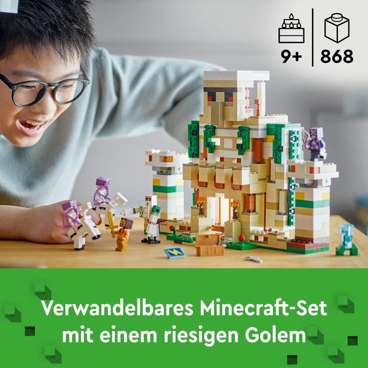 Actual product image LEGO 21250 The Iron Golem Fortress (21250, LEGO Minecraft)