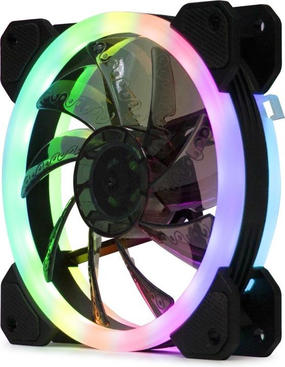 Produktbild Cooltek Silent Fan 120 RGB, 1200 U/Min, 20 dBA 3-pin + 4-pin RGB (120 mm, 1 x)