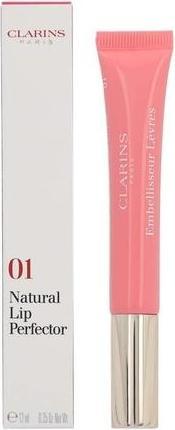 Actual product image Clarins Instant Light Natural Lip Perfector (01 Rose Shimmer)