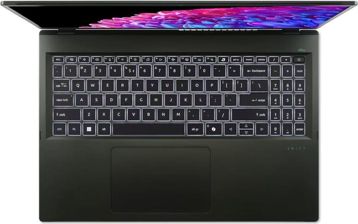 Actual product image Acer Swift Edge 16 OLED (16", 512 GB, 16 GB, DE, AMD Ryzen 5 8640U)