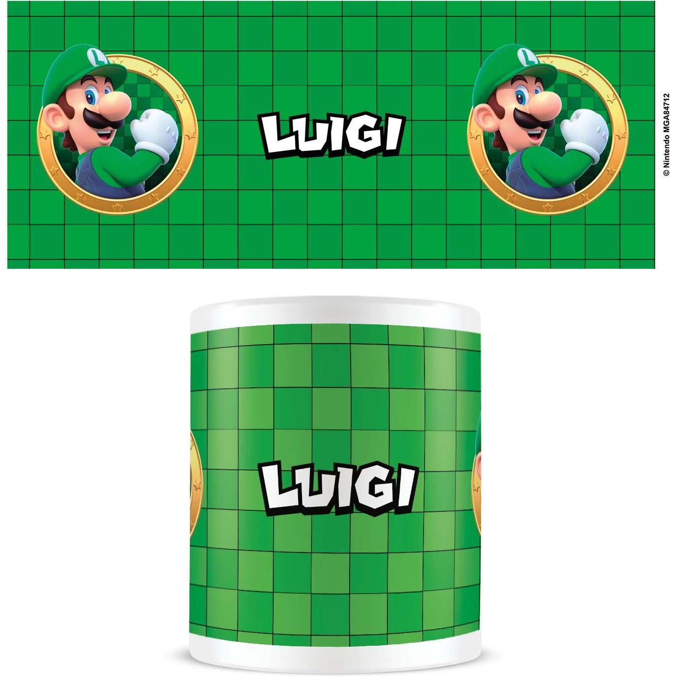 Thumbnail - Pyramid, Tasse, Mug Super Mario (Luigi 3D Port) - White (1 x)