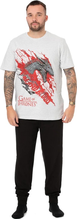 Immagine prodotto Game of Thrones Set pigiama lungo Targaryen Fuoco e Sangue Uomo (L)