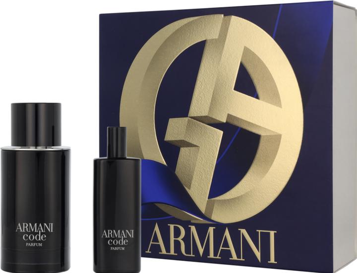 Actual product image Giorgio Armani Code Homme Le Parfum Set Eau de Parfum 75ml + Eau de Parfum 15ml (Eau de parfum, 1434.51 ml)