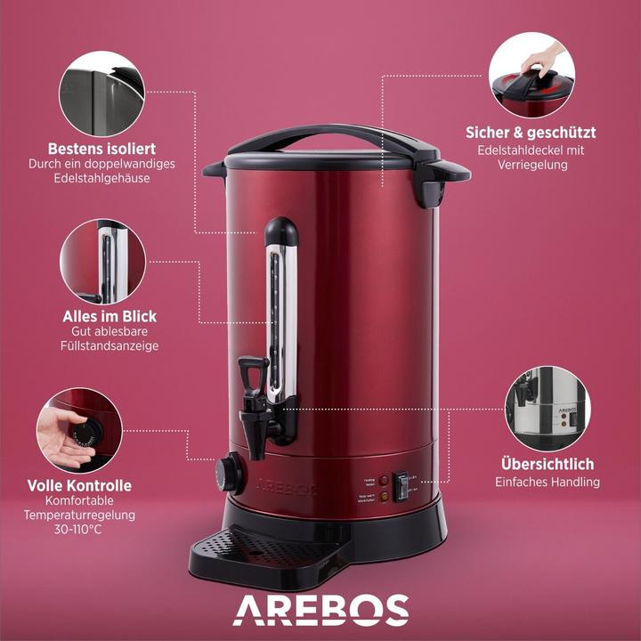 Image du produit Arebos Chaudière à vin chaud