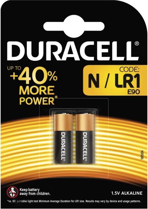 Actual product image Duracell High Power (2 pcs., N / LR1 / E90 / Lady / AM5 / MN91000, 825 mAh)